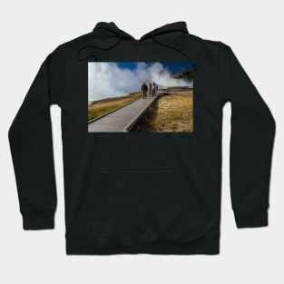 Crossing the geyser field Hoodie